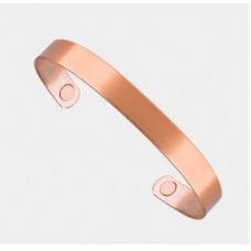 Brushed Copper Magnetic Bracelet 8mm