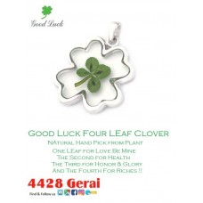 Pendant Clover in Clover (Made of Sterling Silver)