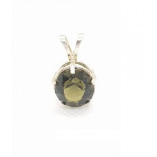 Moldavite Fine Round Pendant