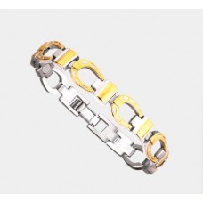 SABONA LONDON 1959 LADIES GOLD HORSESHOE DUET BRACELET- #226